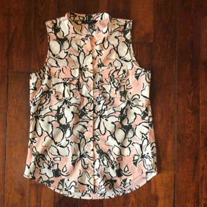 Banana Republic XS Petite Floral Blouse